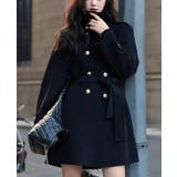 ダブルブレストベルト付きミドルレングスコート | Bifrost | 詳細画像6 