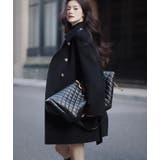 ダブルブレストベルト付きミドルレングスコート | Bifrost | 詳細画像8 