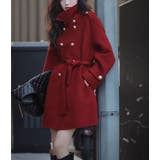 ダブルブレストベルト付きミドルレングスコート | Bifrost | 詳細画像16 