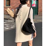 背面ボタンデザイン ベストワンピース | Bifrost | 詳細画像8 