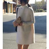 背面ボタンデザイン ベストワンピース | Bifrost | 詳細画像9 