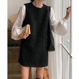 背面ボタンデザイン ベストワンピース | Bifrost | 詳細画像16 