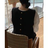 背面ボタンデザイン ベストワンピース | Bifrost | 詳細画像17 