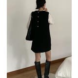 背面ボタンデザイン ベストワンピース | Bifrost | 詳細画像18 