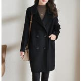 ヘリンボーン柄 ダブルブレストコート | Bifrost | 詳細画像3 