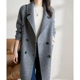 ヘリンボーン柄 ダブルブレストコート | Bifrost | 詳細画像9 