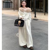 ファーカラー オフショルダー ジップアップ | Bifrost | 詳細画像9 