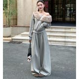 ファーカラー オフショルダー ジップアップ | Bifrost | 詳細画像13 