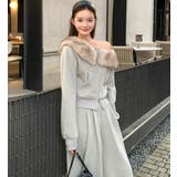 ファーカラー オフショルダー ジップアップ | Bifrost | 詳細画像18 