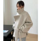 ベージュ | ショートコート【韓国ファッション | Bifrost