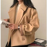 キャメル | ショートコート【韓国ファッション】 | Bifrost