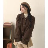 ブラウン | ショートコート【韓国ファッション】 | Bifrost