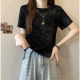 ブラック | Tシャツ【韓国ファッション】 | Bifrost