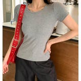 グレー | Ｔシャツ【韓国ファッション】 | Bifrost