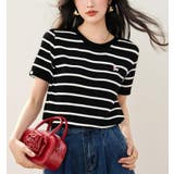 ネイビー | Tシャツ【韓国ファッション】 | Bifrost