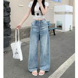 レギュラーなシルエットでスタイリッシュなデニムパンツ【韓国ファッション】 | Bifrost | 詳細画像1