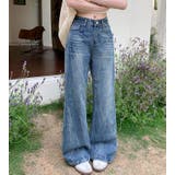 レギュラーなシルエットでスタイリッシュなデニムパンツ【韓国ファッション】 | Bifrost | 詳細画像2