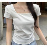 ホワイト | Tシャツ【韓国ファッション】 | Bifrost