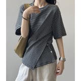 ブラック | Tシャツ【韓国ファッション】 | Bifrost