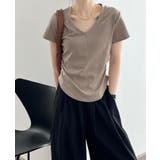 ブラウン | Tシャツ【韓国ファッション】 | Bifrost
