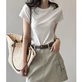 ホワイト | Tシャツ【韓国ファッション】 | Bifrost