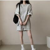 オーバーサイズ T シャツ & ショートパンツ セット【韓国ファッション】 | Bifrost | 詳細画像6