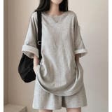 オーバーサイズ T シャツ & ショートパンツ セット【韓国ファッション】 | Bifrost | 詳細画像7