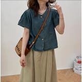 ボリューム感たっぷりの袖が魅力的なデニムシャツ | Bifrost | 詳細画像2