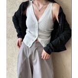 シンプルな V ネックのノースリーブニット | Bifrost | 詳細画像9