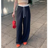 ドローストリング ストライプ ワイドパンツ | Bifrost | 詳細画像6