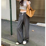 ドローストリング ストライプ ワイドパンツ | Bifrost | 詳細画像8