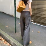 ドローストリング ストライプ ワイドパンツ | Bifrost | 詳細画像9