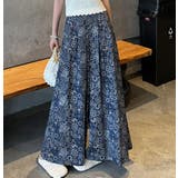 アート柄プリントワイドパンツ | Bifrost | 詳細画像14