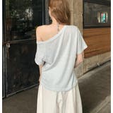 ショルダーカットアウト メッセージ T シャツ | Bifrost | 詳細画像10 