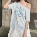 ショルダーカットアウト メッセージ T シャツ | Bifrost | 詳細画像11 