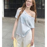 ショルダーカットアウト メッセージ T シャツ | Bifrost | 詳細画像12 