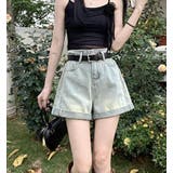 カールヘム ハイウエスト デニムショートパンツ | Bifrost | 詳細画像3