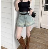 カールヘム ハイウエスト デニムショートパンツ | Bifrost | 詳細画像5