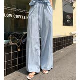 フリル ノースリーブ トップス ワイドパンツ セット | Bifrost | 詳細画像7
