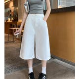 デニムワイドキュロットパンツ | Bifrost | 詳細画像2 