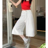 デニムワイドキュロットパンツ | Bifrost | 詳細画像12 