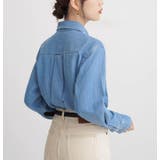 カラーシングルボタンチェストポケット付きデニムシャツ | Bifrost | 詳細画像11 