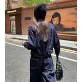 ショートデニムジャケット + ハイウエストワイドレッグデニムパンツ | Bifrost | 詳細画像2
