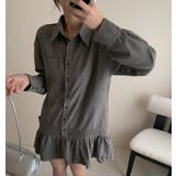 ストライプシャツワンピース | Bifrost | 詳細画像1 