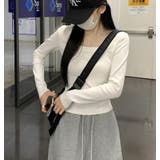 スクエアネック フィットトップス | Bifrost | 詳細画像13 