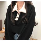 ブラック | ポロシャツ【韓国ファッション】 | Bifrost