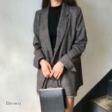 グレンチェックテーラードジャケット【韓国ファッション】 | Doula Doula | 詳細画像8