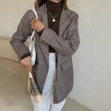 グレンチェックテーラードジャケット【韓国ファッション】 | Doula Doula | 詳細画像16