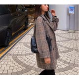BIGシルエット チェック柄テーラージャケット【韓国ファッション】 | Doula Doula | 詳細画像10