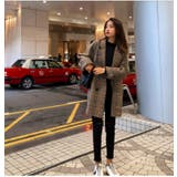 BIGシルエット チェック柄テーラージャケット【韓国ファッション】 | Doula Doula | 詳細画像7